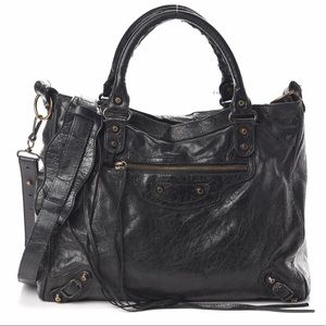 Balenciaga Agneau classic hardware Velo Black